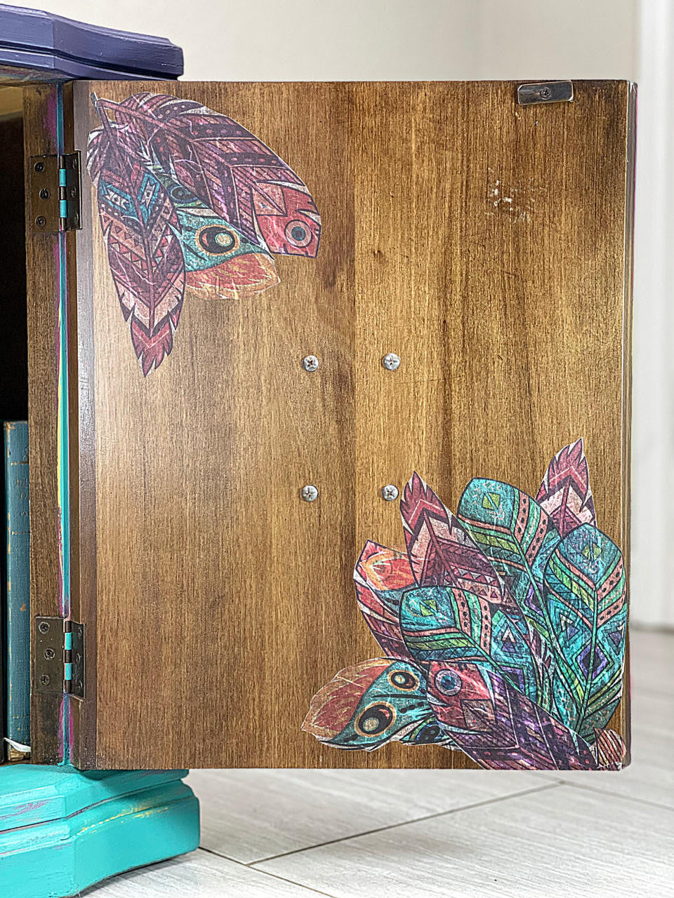 Feathers - Rice Decoupage Paper