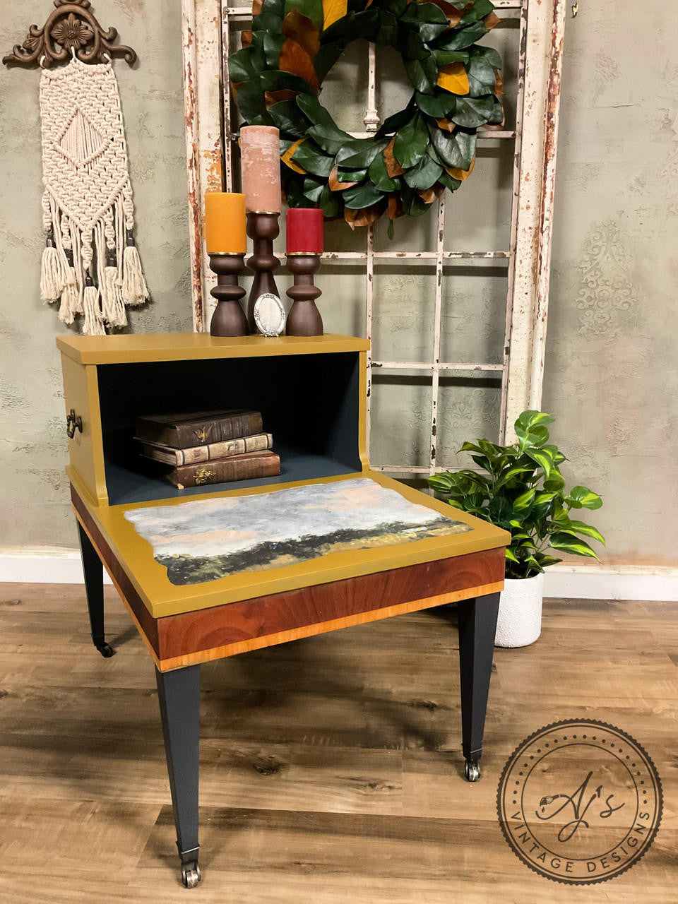 Gondola and Landscape - A1 Rice Decoupage Paper