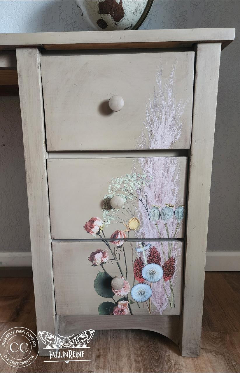 Pink Pampas and Dried Wilds - Transfer