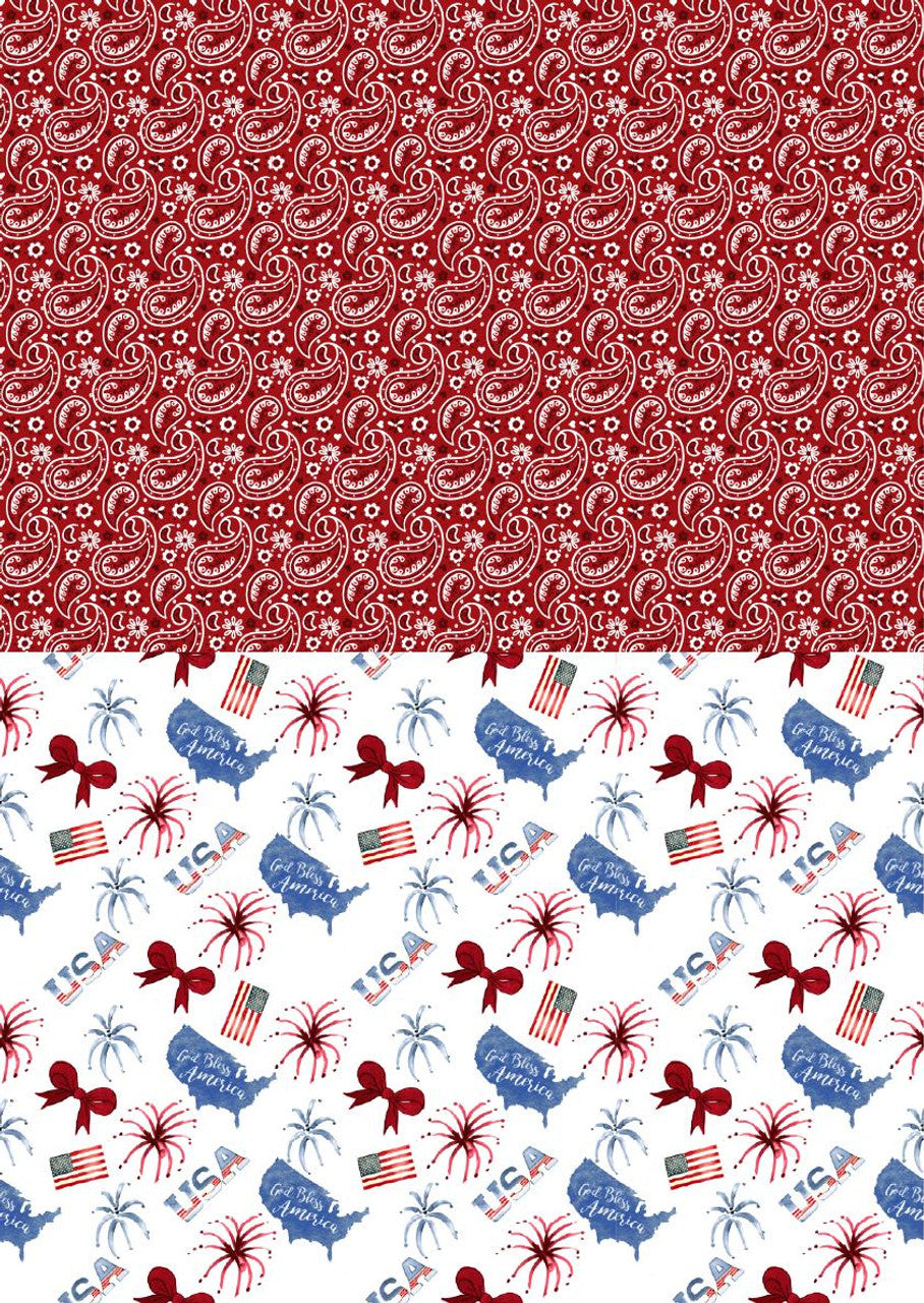 Patriotic Pride - A3 Rice Decoupage Paper