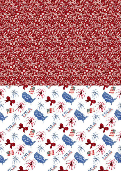 Patriotic Pride - A3 Rice Decoupage Paper
