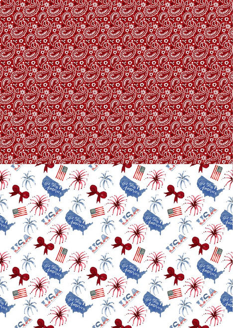 Patriotic Pride - A3 Rice Decoupage Paper