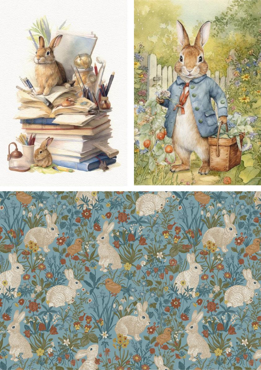 Traditional Peter Rabbit - A3 Rice Decoupage Paper