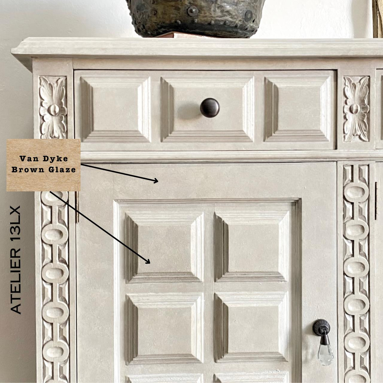 Van Dyke Brown Glaze