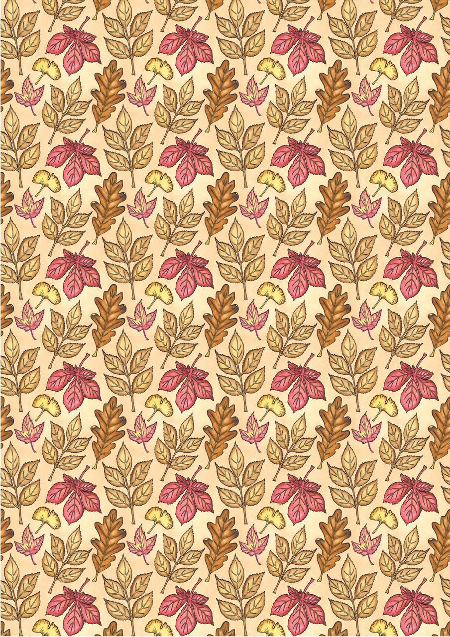 Autumn Florals - A3 Rice Decoupage Paper