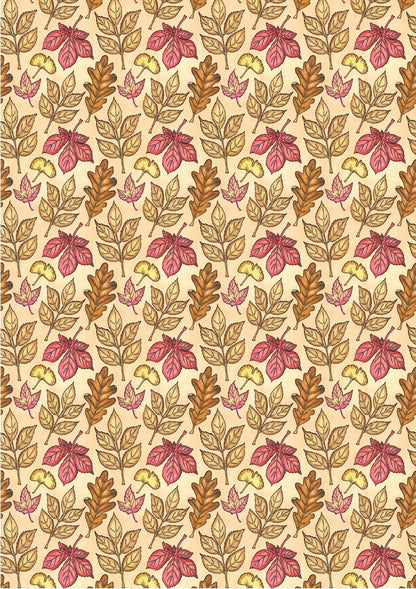 Autumn Florals - A3 Rice Decoupage Paper