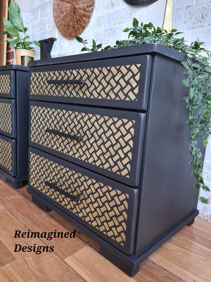 Basket Weave - Stencil