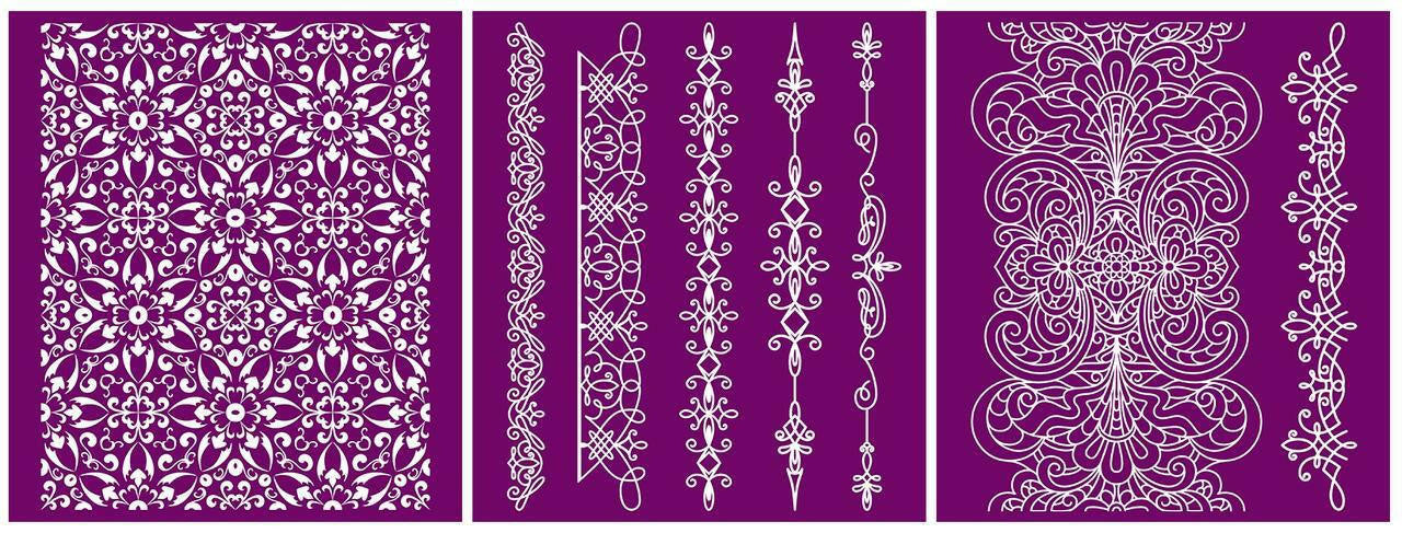 Delicate Lace - Silkscreen Stencil