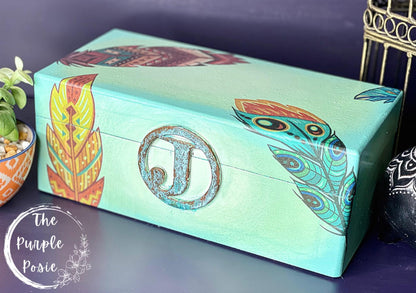 Feathers - Rice Decoupage Paper