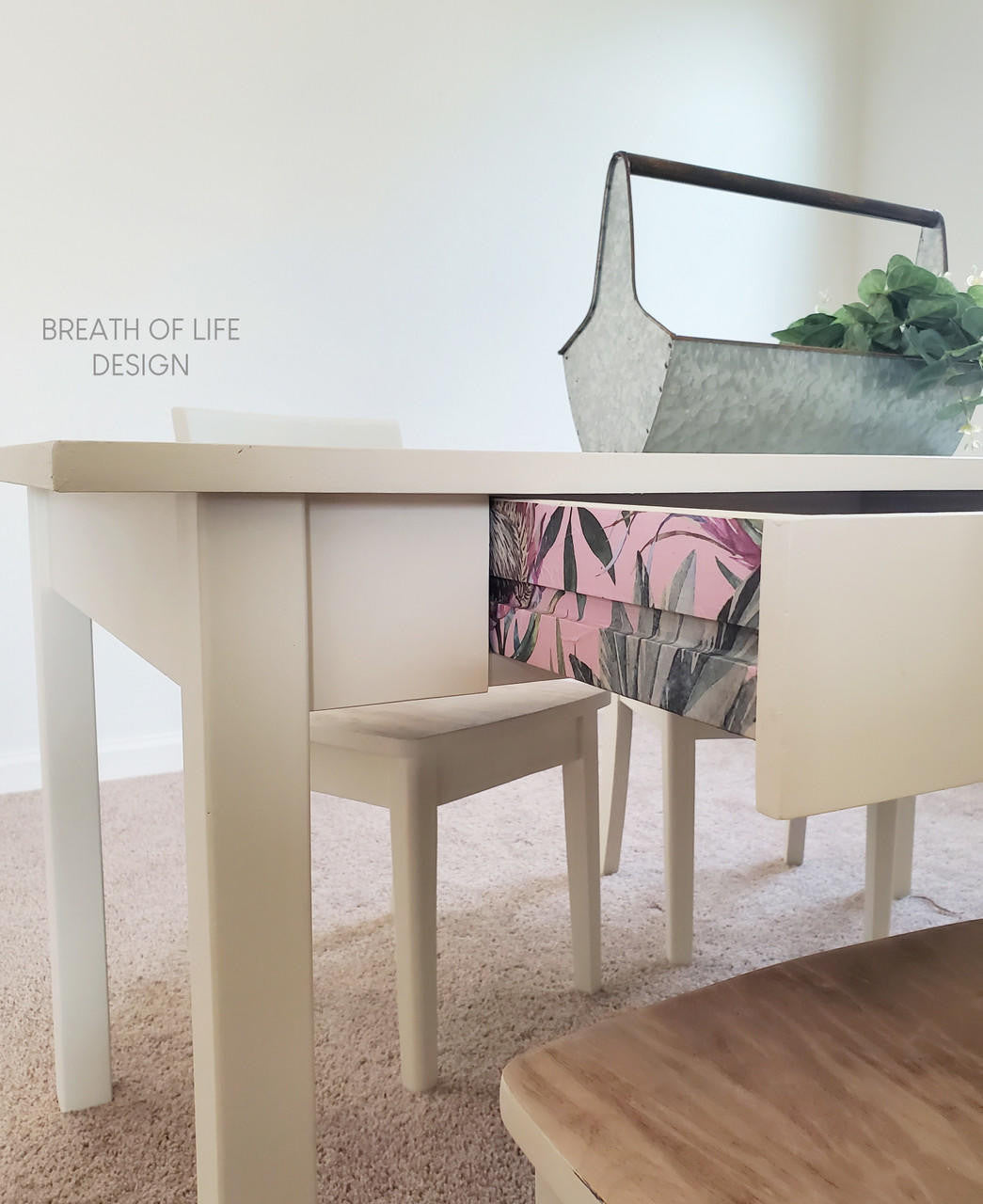 Tropical on Pink - Rice Decoupage Paper