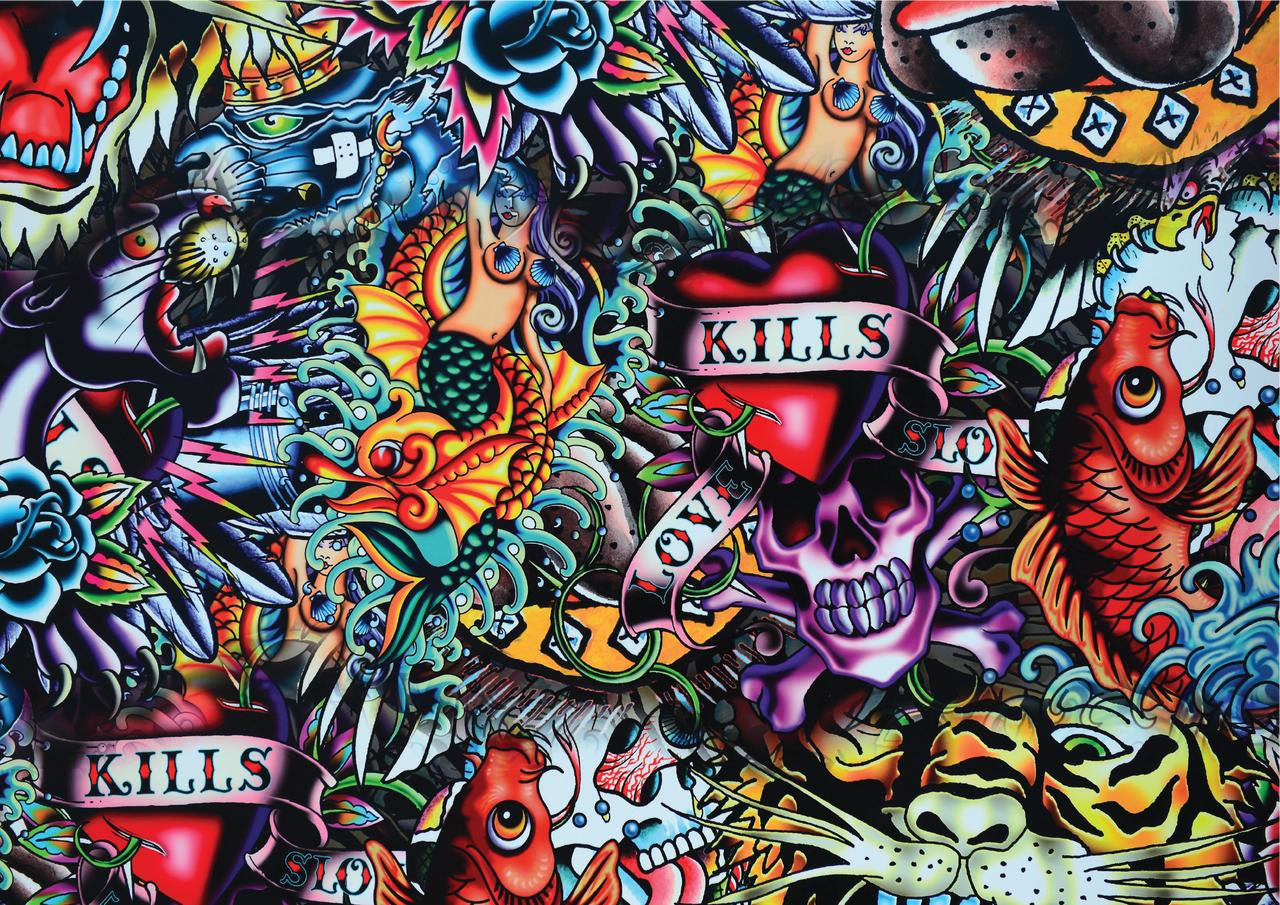 Vintage Tattoo - A1 Rice Decoupage Paper