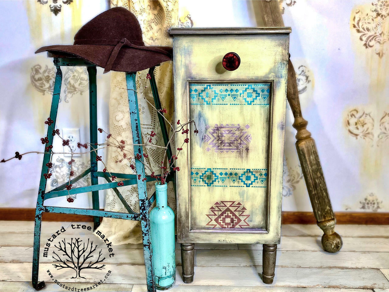 Western Boho - Silkscreen Stencil