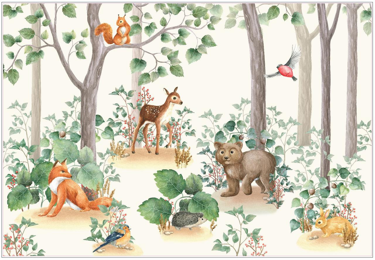 Woodland Nursery - A1 Rice Decoupage Paper