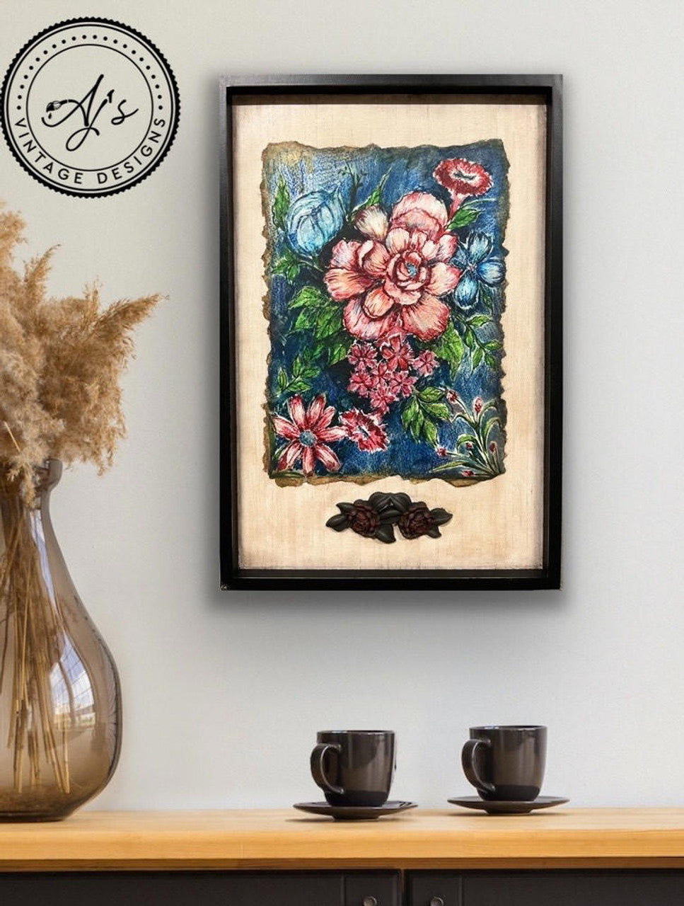 Blooming Parchment - A3 Rice Decoupage Paper