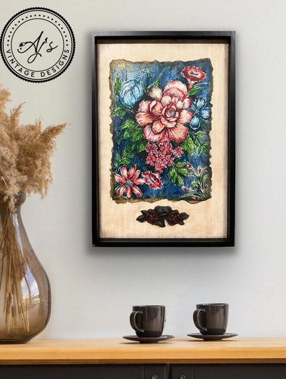 Blooming Parchment - A3 Rice Decoupage Paper