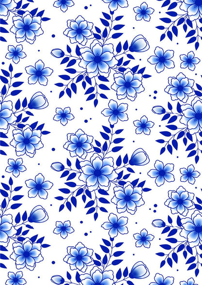 Chinoiserie - A3 Rice Decoupage Paper