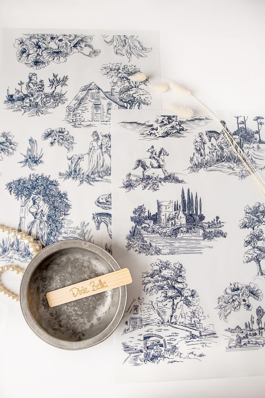 Cottage Toile - Large Transfer