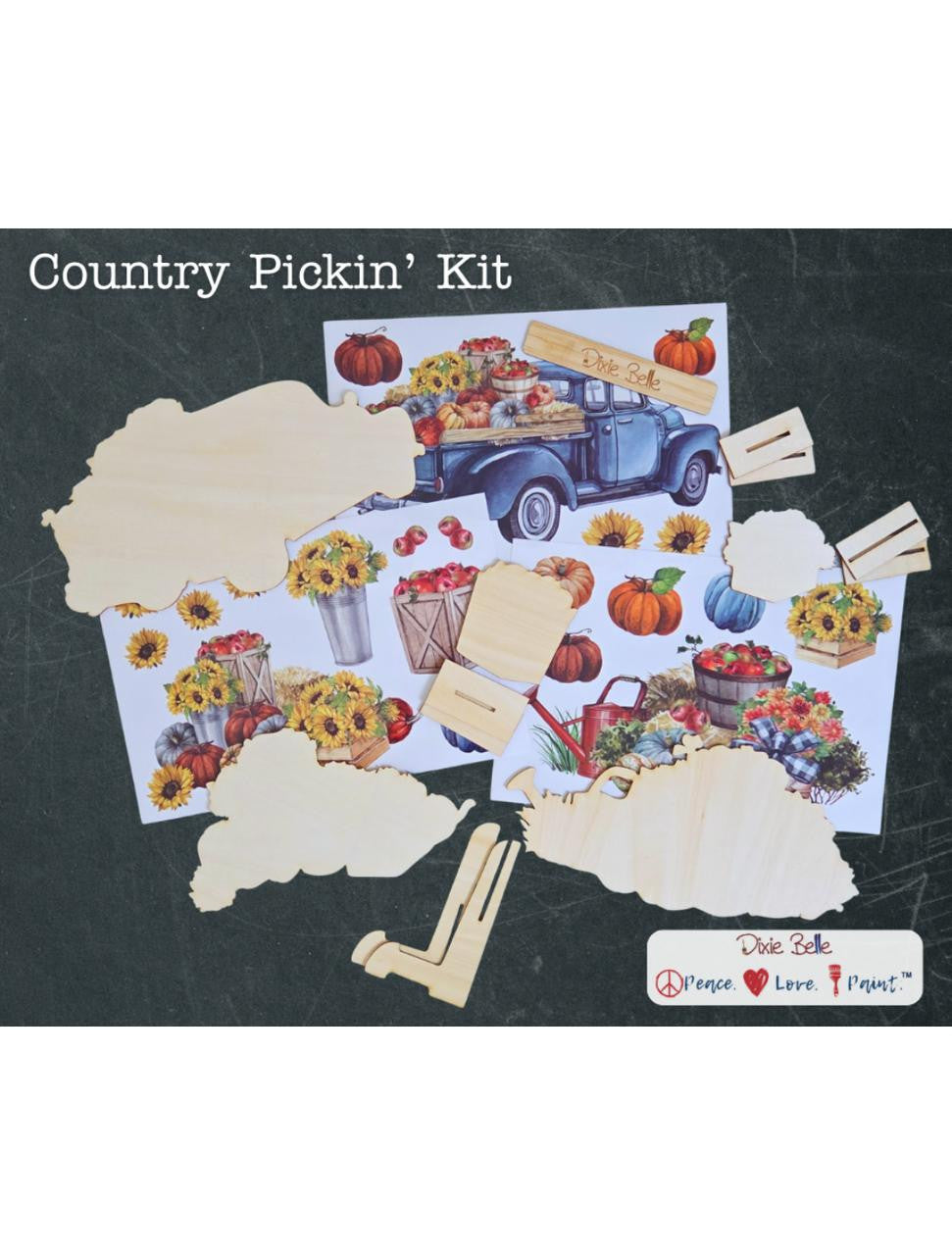 Country Pickin' Wood Cutout Kit