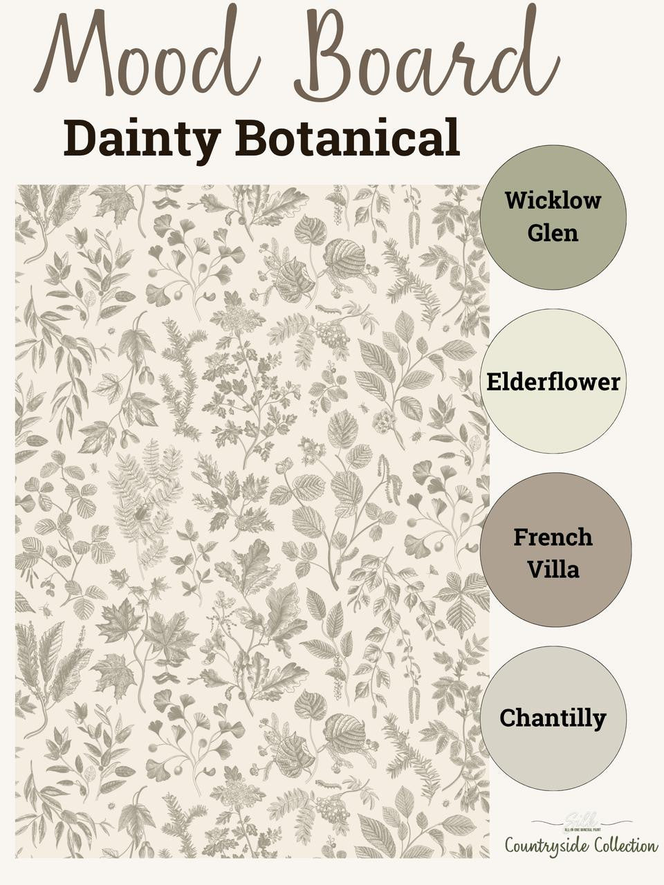 Dainty Botanical - A2 Rice Decoupage Paper
