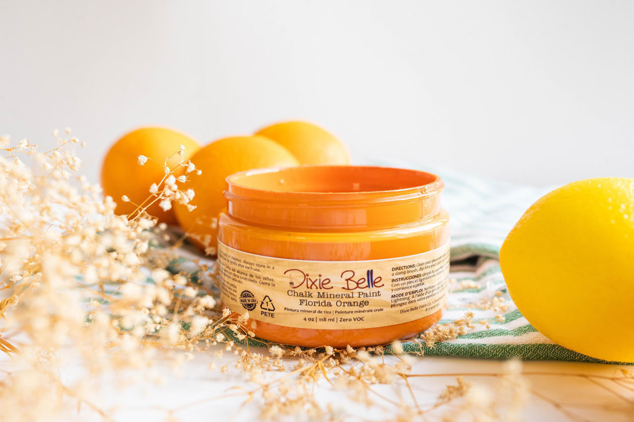 Florida Orange Chalk Mineral Paint