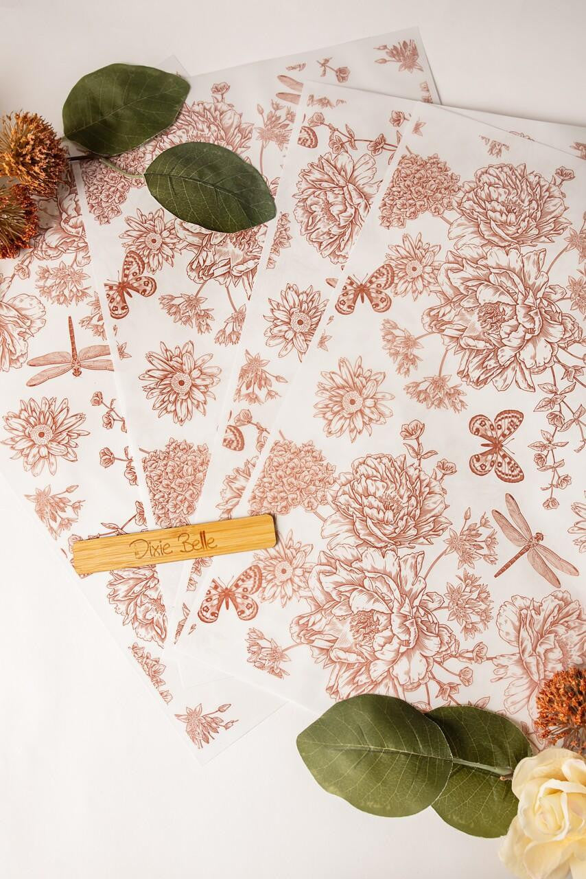 Dragonfly Blooms - Large Transfer