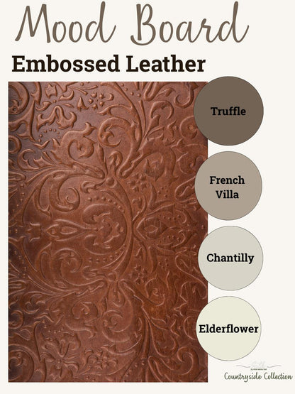 Embossed Leather - A2 Rice Decoupage Paper