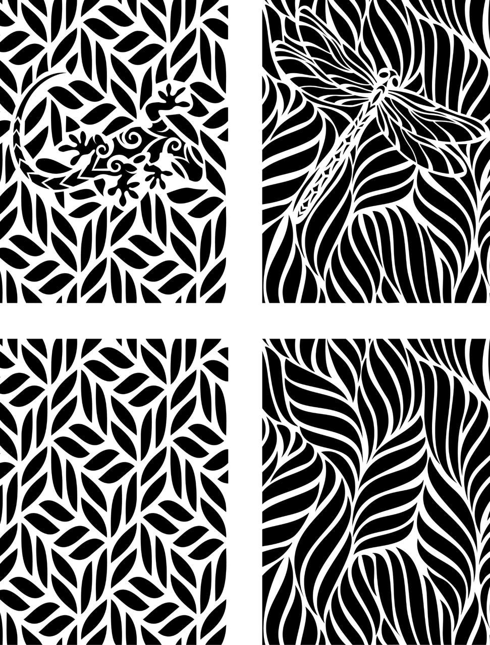 Enchanted Garden - Stencil