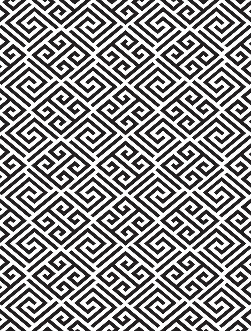 Greek Key - Stencil
