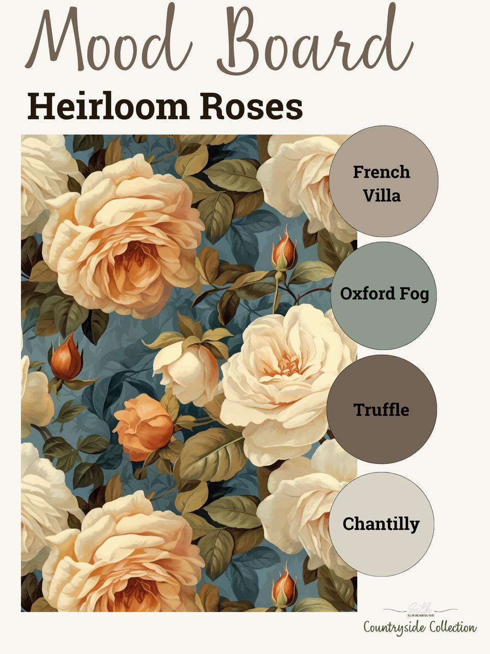 Heirloom Roses - Rice Decoupage Paper