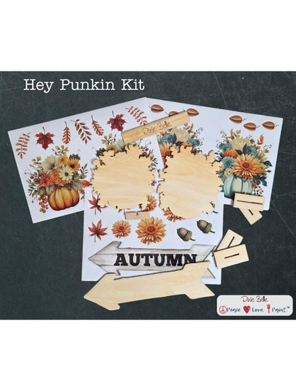 Hey Punkin Wood Cutout Kit