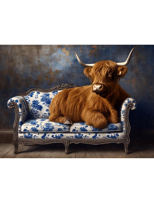 Highland Cow-ture - A2 Rice Decoupage Paper