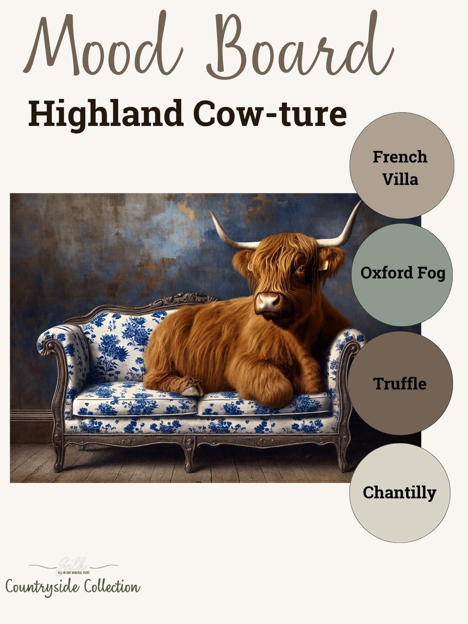 Highland Cow-ture - A2 Rice Decoupage Paper