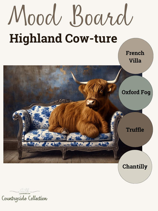 Highland Cow-ture - A2 Rice Decoupage Paper