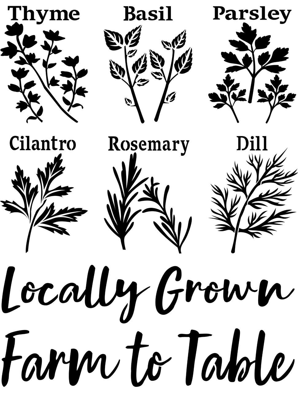 Locally Grown - Stencil