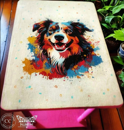 Mollie the Collie - Rice Decoupage Paper