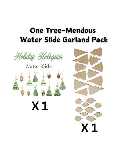 One Tree-Mendous Water Slide Garland Kit