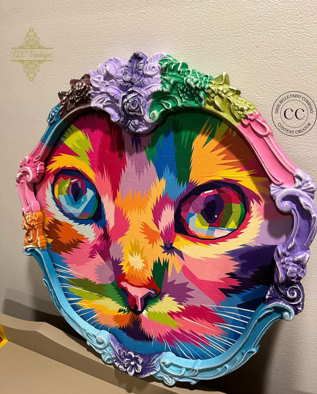 Rainbow Kitty - Rice Decoupage Paper