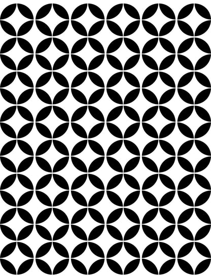 Retro Lattice - Stencil