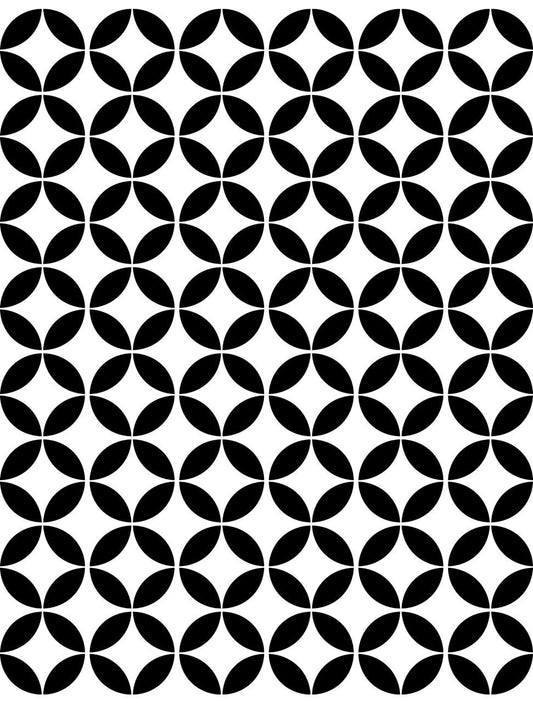 Retro Lattice - Stencil