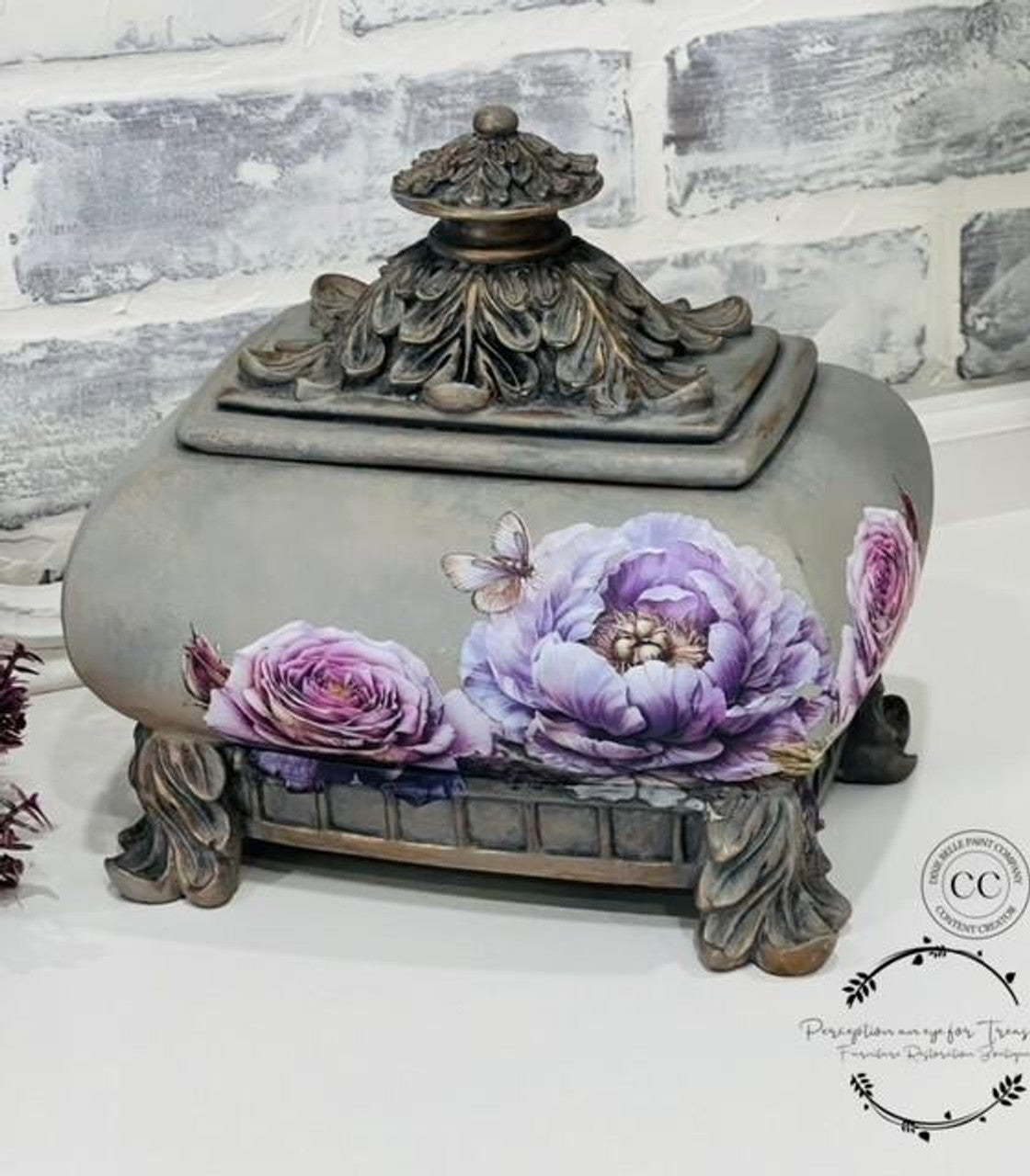 Roses and Peonies - Mid Transfer