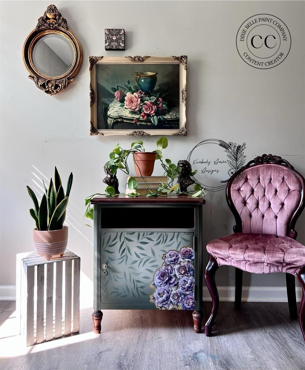 Roses and Peonies - Mid Transfer