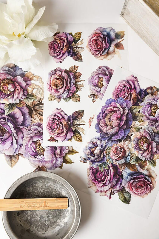 Roses and Peonies - Mid Transfer