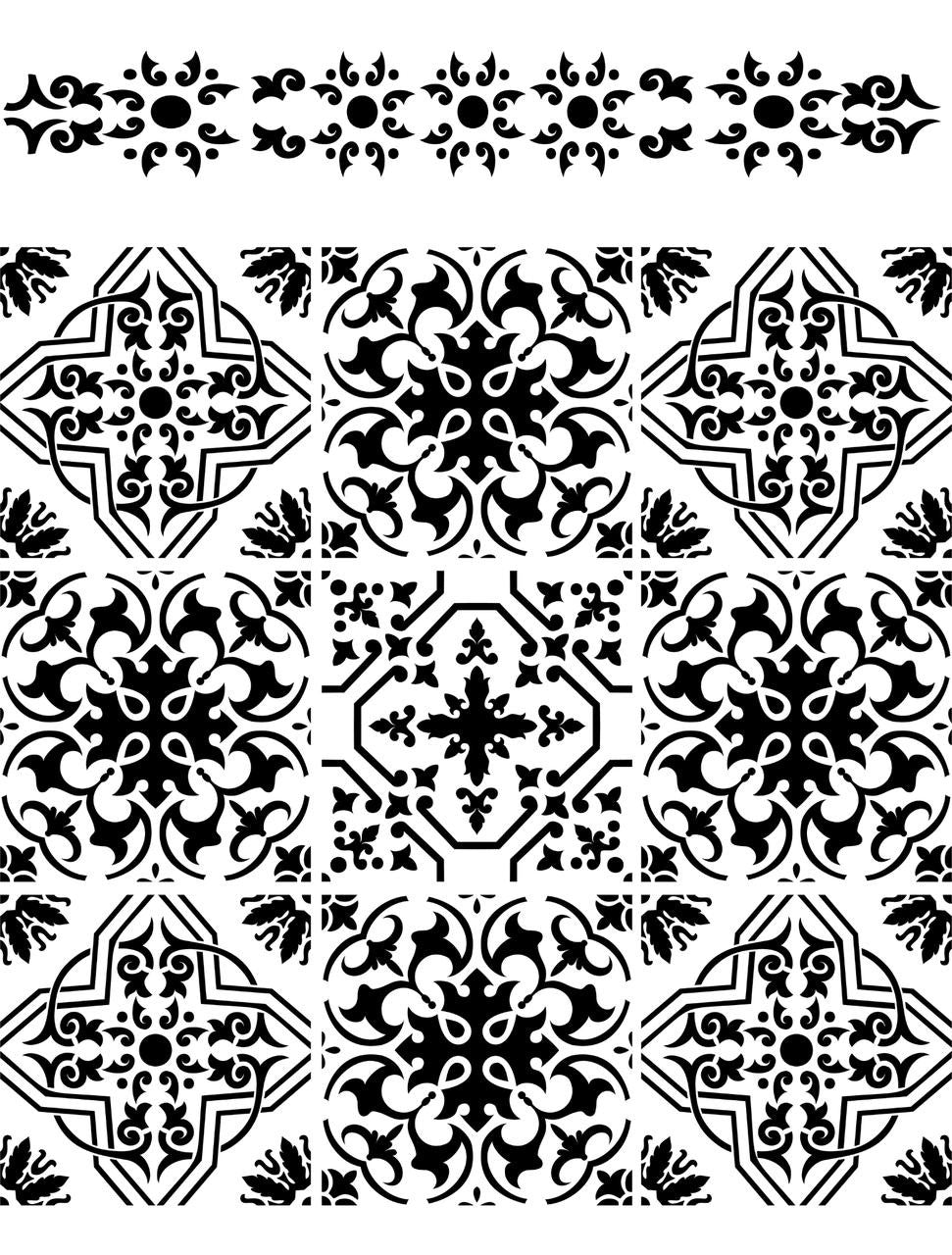 Sonoma Art Tile - Stencil