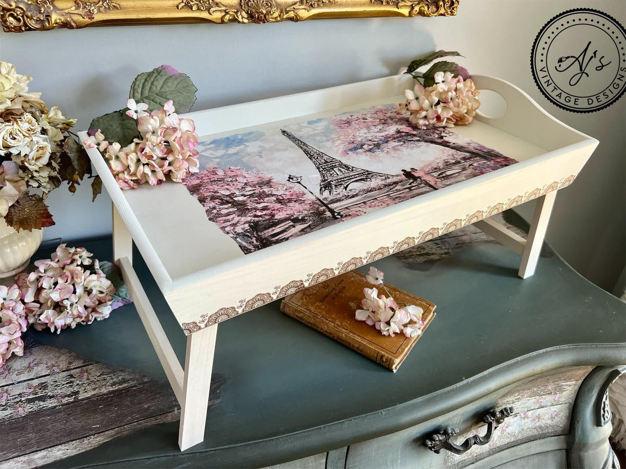 Springtime in Paris - A3 Rice Decoupage Paper