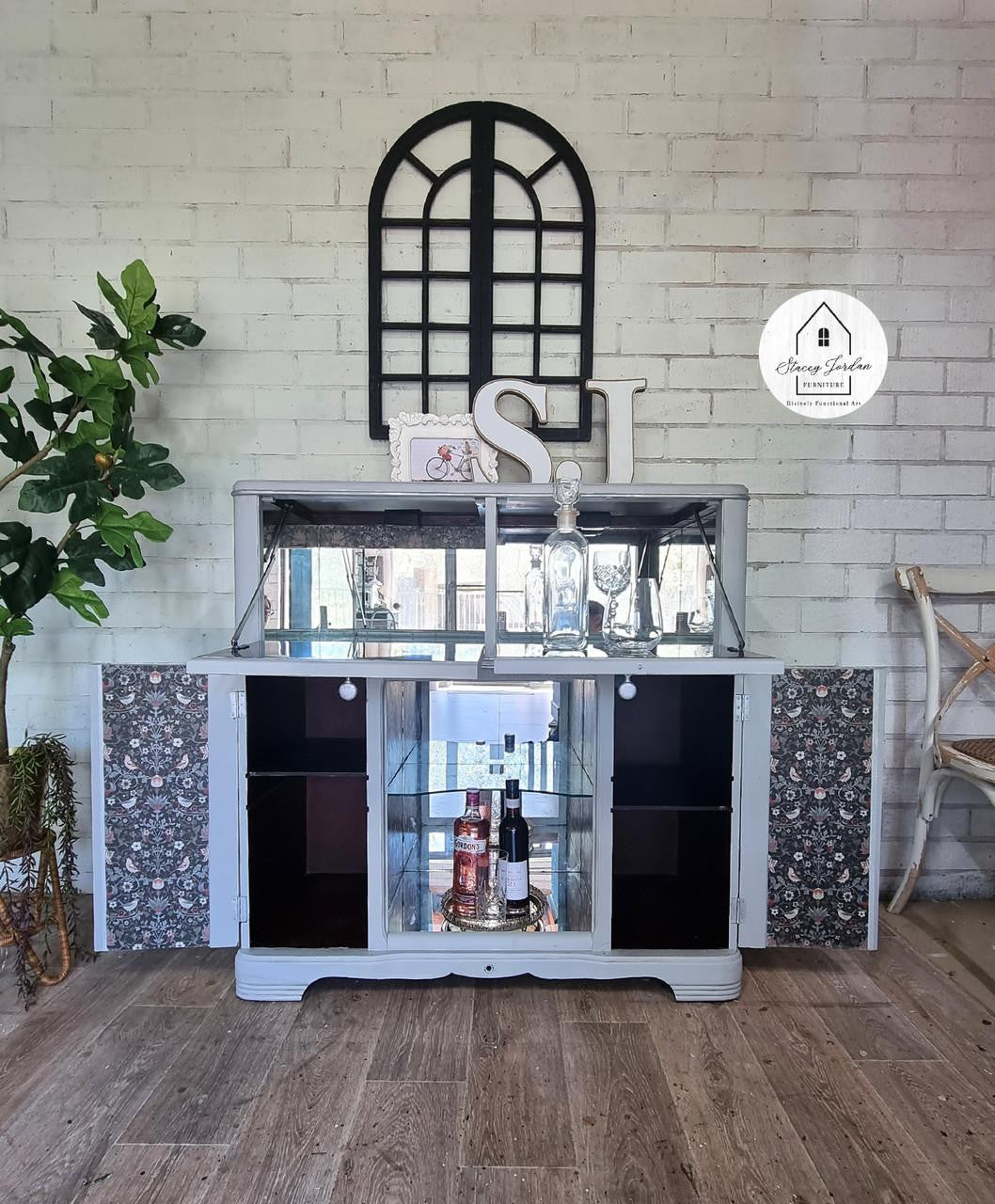 Art Deco Bird Pattern - A1 Rice Decoupage Paper