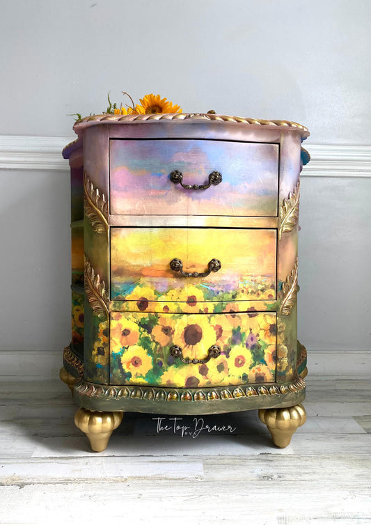 Sunflower Sunset - A1 Rice Decoupage Paper