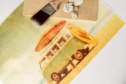 Surfs Up - A1 Rice Decoupage Paper