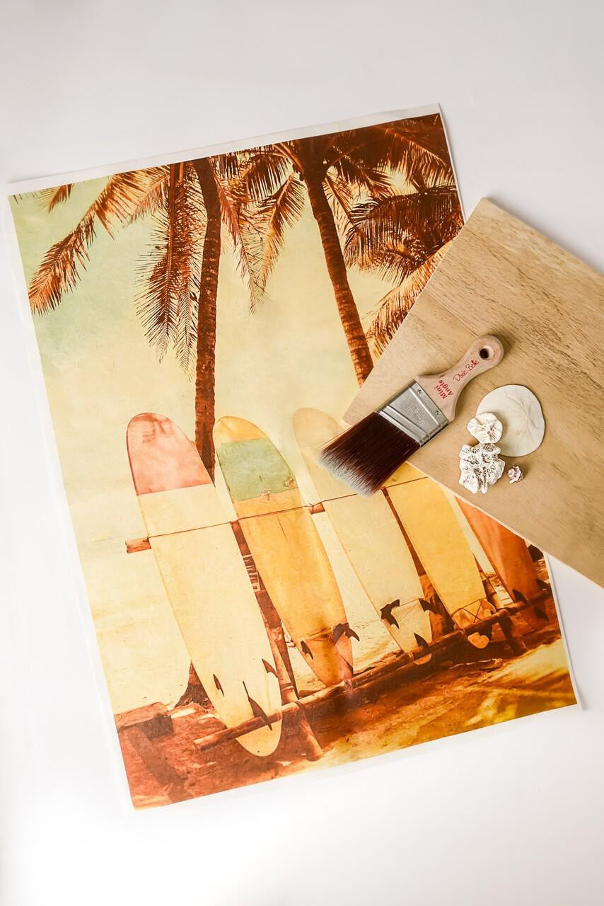 Surfs Up - A1 Rice Decoupage Paper