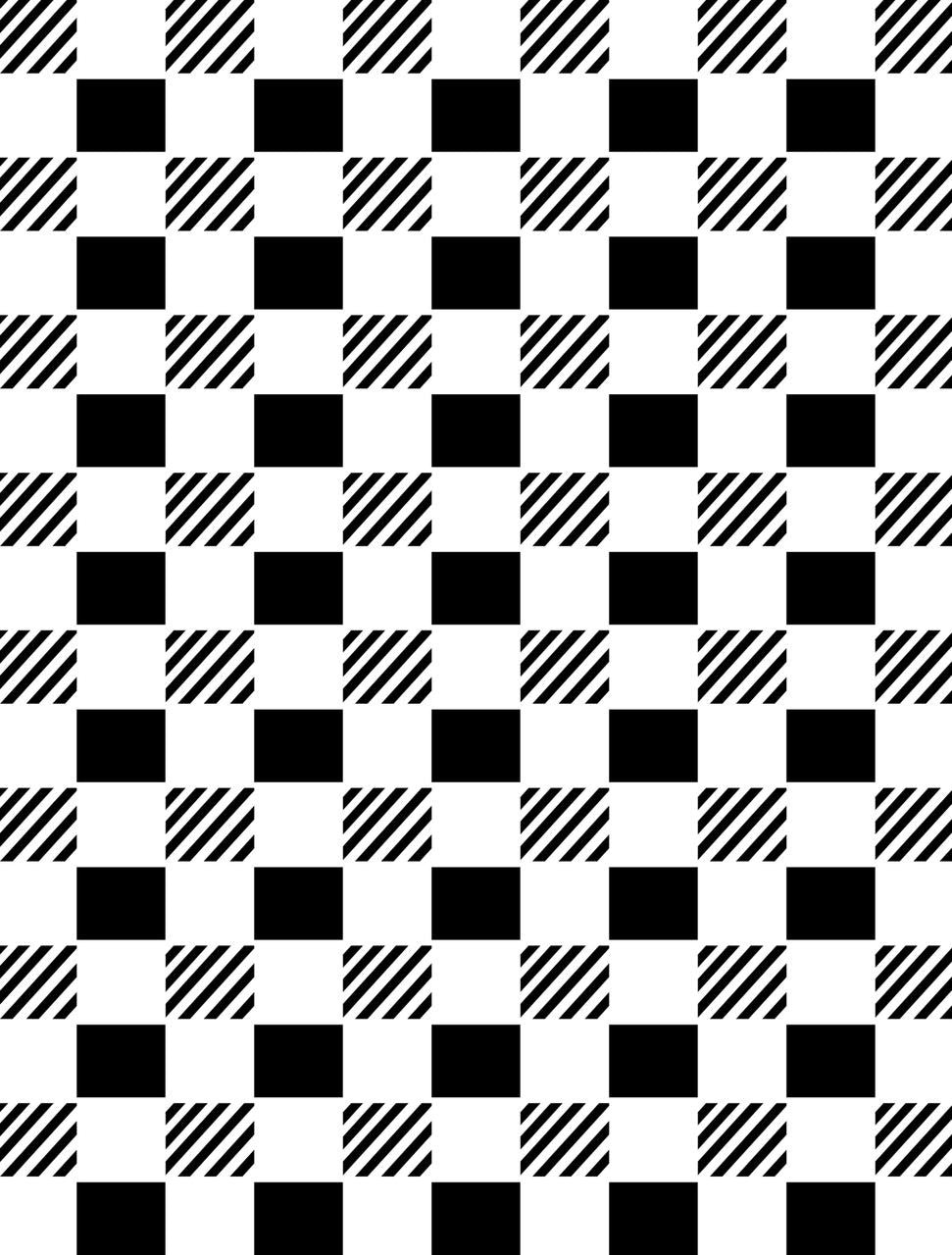 Whimsical Check - Stencil