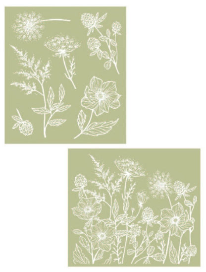 Wildflowers - Silkscreen Stencil